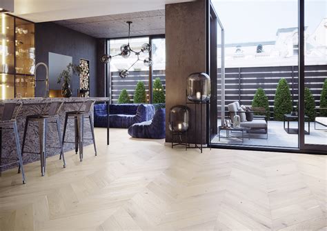 Chevron engineered wood flooring – a floor with a timeless design ...