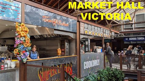 ⁴ᴷ LONDON STREET FOOD HALL - Market Hall Victoria, London - YouTube