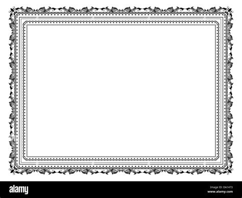 Decorative frame in black and white Stock Photo - Alamy