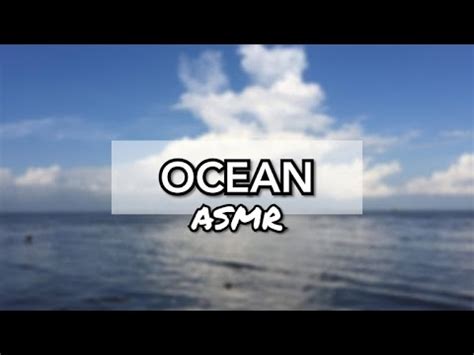 OCEAN WAVES | ASMR - YouTube