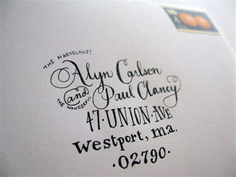 Hand-Lettered Address on Envelope | Lettering, Pretty letters, Hand lettering