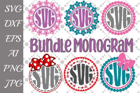 Monogram Bundle Svg (63169)