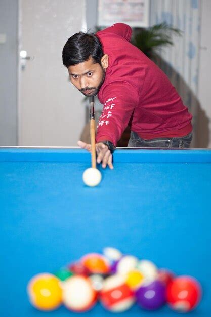 Premium Photo | Snooker billiard balls pool game table cue ball striped ball pool stick black ...