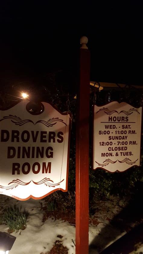 Drovers Inn, Wellsburg - Menu, Prices & Restaurant Reviews - TripAdvisor