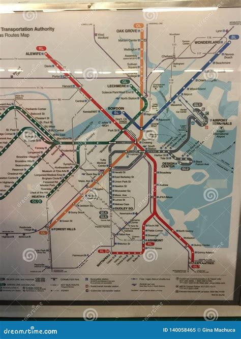 Boston Subway Map 2023