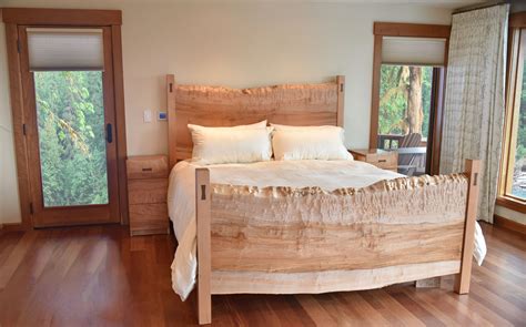 Custom west coast bedroom furniture with a natural edge by Live Edge Design | Custom bedroom ...