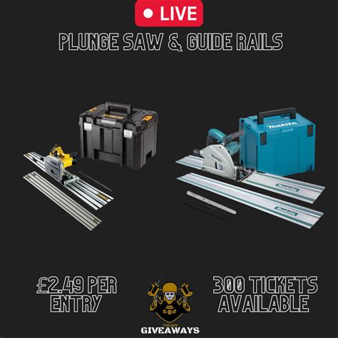 Win A 165MM Plunge Saw & Guide Rails(110V) – Toolbox Giveaways