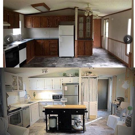 Mobile Home Makeovers Doublewide Remodels And Restorations | Manufactured home remodel, Mobile ...