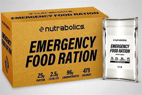 Nutrabolics creates Emergency Food Ration for nutrition and convenience