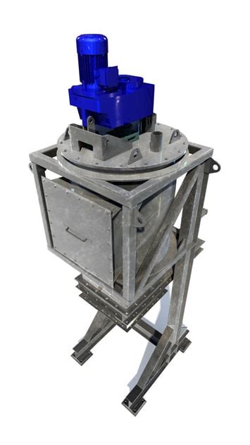 Vertical Hoppers with Agitators for Fumed Silica