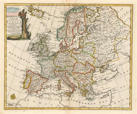 A New and Accurate Map of Europe.: Geographicus Rare Antique Maps