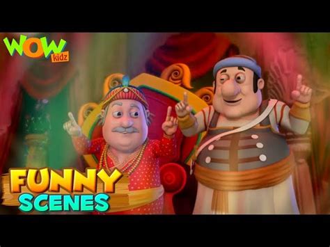 BEST SCENES of MOTU PATLU | FUNNY Cartoons in Hindi | Wow Kidz | Compilation 54 - Videos For Kids