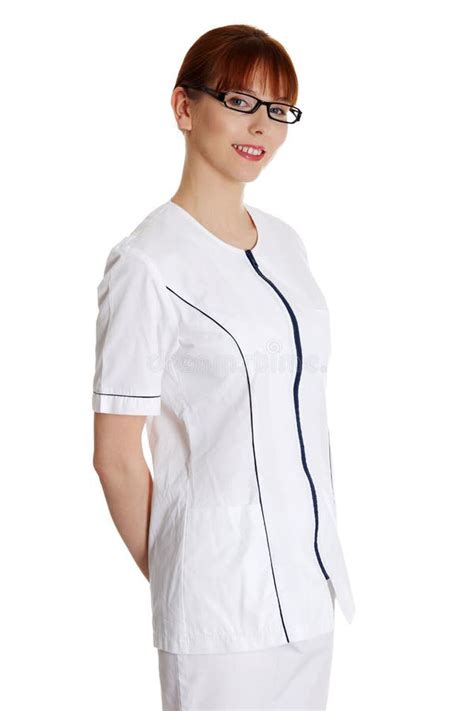 Young Woman in Healthcare Worker Uniform Stock Photo - Image of confident, medical: 24424324