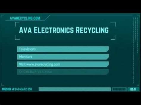 Ava Electronic Recycling for Laptop, Desktop, Printer - YouTube