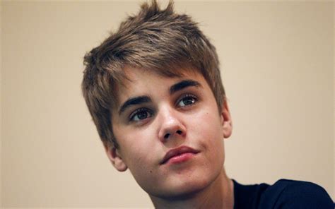 Download wallpapers Justin Bieber, portrait, youth, face, teenager ...