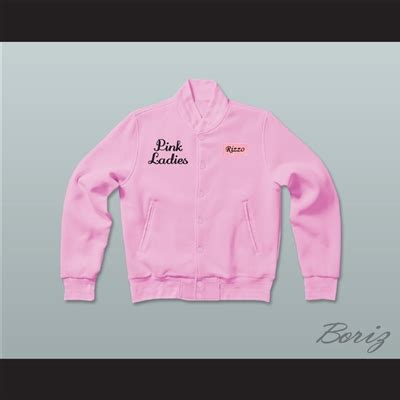 Grease Betty Rizzo Pink Ladies Letterman Jacket-Style Sweatshirt