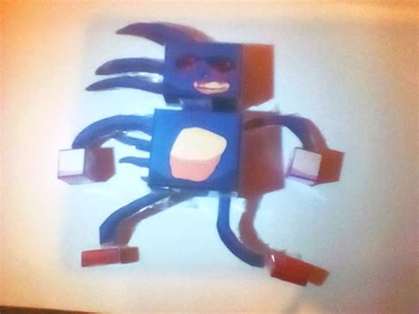 Pixel Papercraft - Sanic.Exe(Meme)