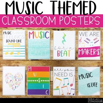 Music Classroom Posters - 5 Minute Bulletin Board! by Ashley McKenzie