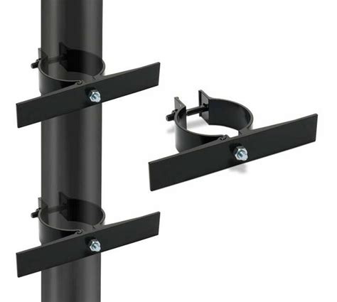 Z Bracket Single-Sided Round Pole Brackets - Sign Mounting Brackets | TAPCO