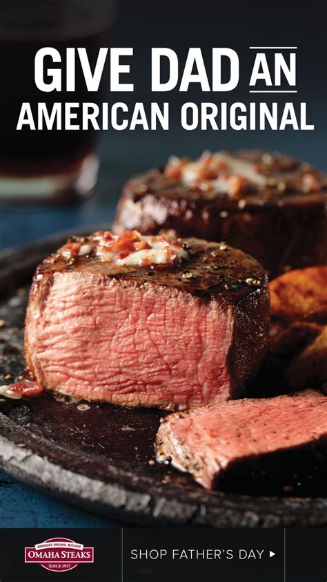 Give the Best Father's Day Gifts | Omaha steaks, Food, Steak gift