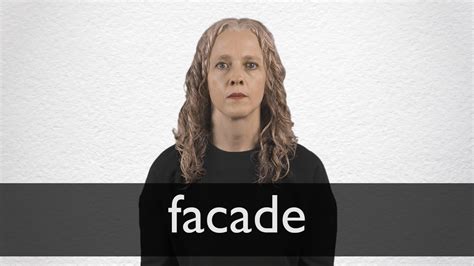 How to pronounce FACADE in British English - YouTube