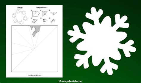 150 Paper Snowflake Templates (Free PDF Printables)