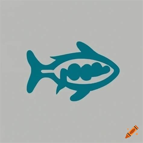 Yin yang fish logo on Craiyon