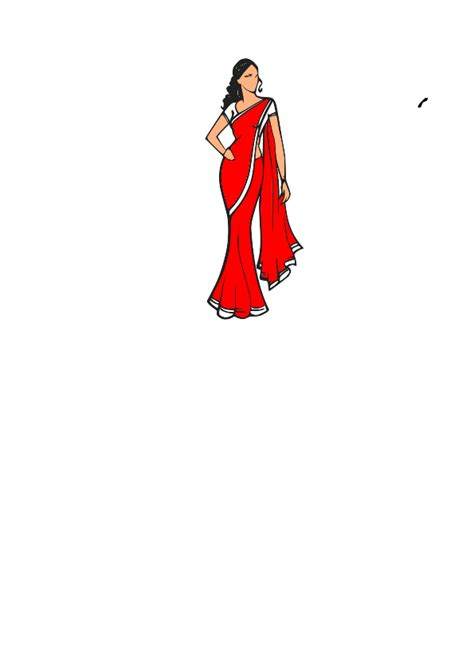 Download Indian Women In Saree SVG | FreePNGImg