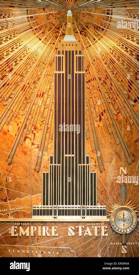 Empire State Building Art Deco Lobby