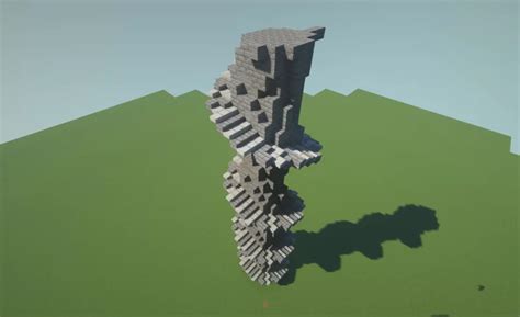 Stone Spiral Stairs (Stackable) - Outer Minecraft Map