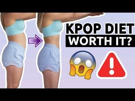 I tried a kpop diet before after results worth it lost 1 kg a day – Artofit