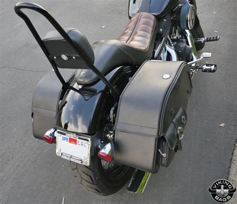 Harley Dyna Street Bob Motorcycle Saddlebags Specific Shock Cutout