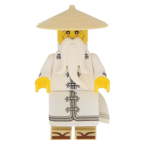 LEGO minifigure coltlnm04 - Master Wu from the LEGO Ninjago Movie - Minifig Only Entry, no stand ...