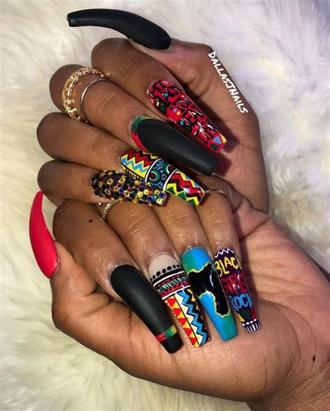 This Black History Month Show Your Pride With These African Print Nail ...