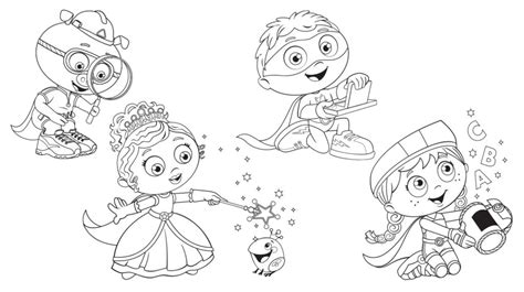 Super Why Coloring Pages - Best Coloring Pages For Kids