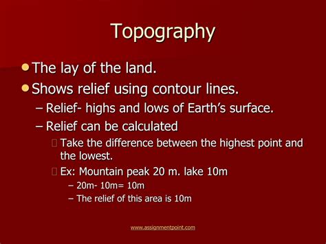 PPT - Presentation on Topography PowerPoint Presentation, free download - ID:9674651
