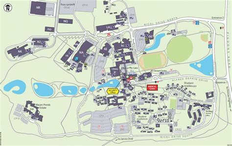 Deakin university map - Deakin campus map (Australia)