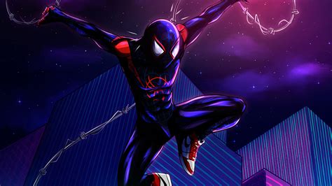 Top 119+ Spider into the spider verse wallpaper - Thejungledrummer.com