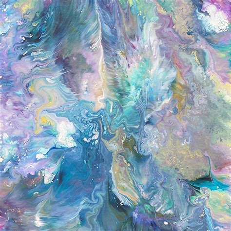 Ocean Oasis, Original Abstract Expressionism Painting – Alexandra ...