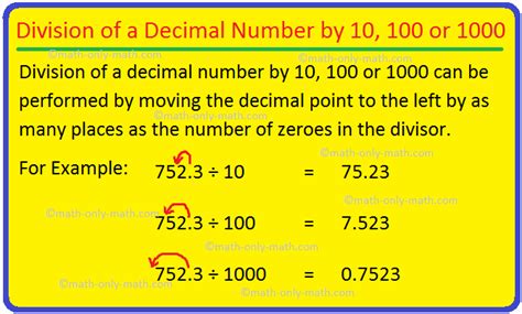 Fraction Decimal Division Worksheets