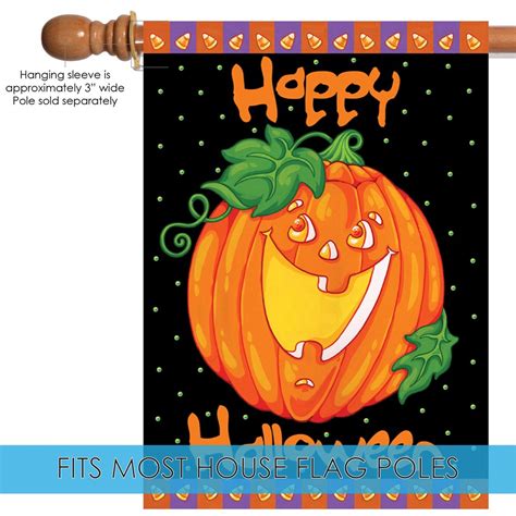 Happy Halloween Flags (12.5 x 18″) (28 x 40″)