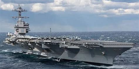 Supercarrier USS Gerald R. Ford -- From $13B Berthing Barge to Maiden Deployment