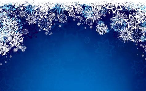 Blue Snowflake Background