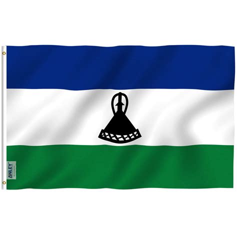 Fly Breeze Lesotho Flag 3x5 Foot - Anley Flags