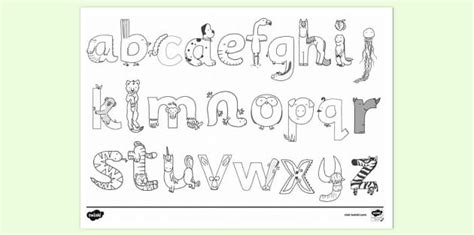 FREE! - A to Z Alphabet Colouring Page | Colouring Sheets