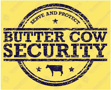 State Fair Butter Cow Security T-Shirts - Broken Arrow Wear Blog