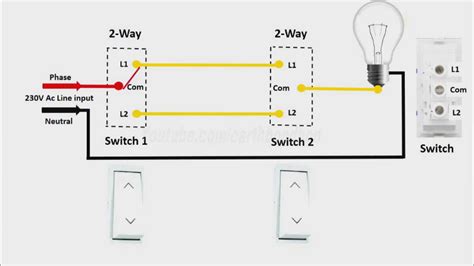 2 Way light Switch Wiring Diagram | Earthbondhon | Earth Bondhon Fan ...