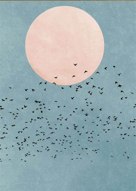 'Fly Away' Poster by KUBISTIKA Modern Art | Displate