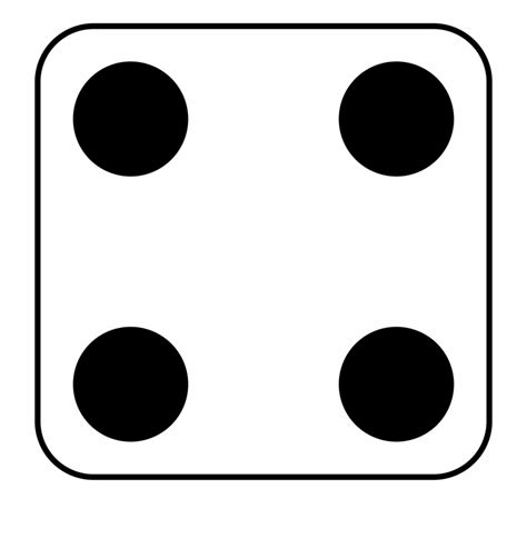 Dice clipart number 4, Dice number 4 Transparent FREE for download on WebStockReview 2024