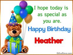 Happy Birthday Heather